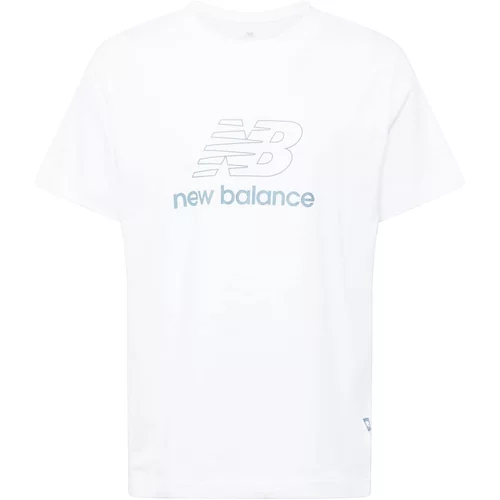 New Balance Majica plava / bijela