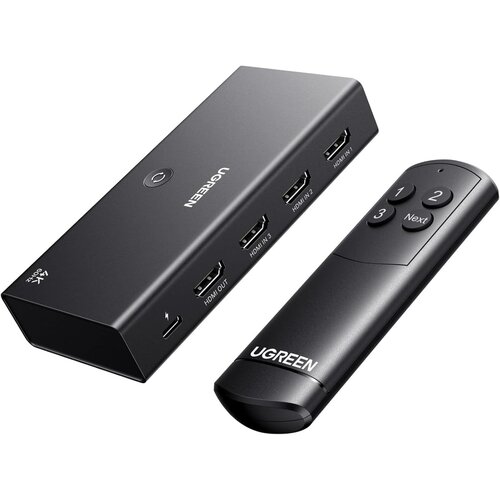 Ugreen HDMI switch 4K@60Hz, splitter 3 u 1 s HDR+ podr&scaron;kom Cijene
