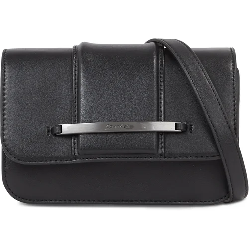 Calvin Klein Ročna torba Bar Hardware Crossbody K60K611078 Ck Black BAX