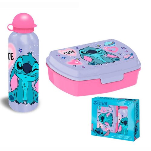 Disney Stitch Set aluminijske boce za vodu i kutije za sendvič Stitch Disney Slike