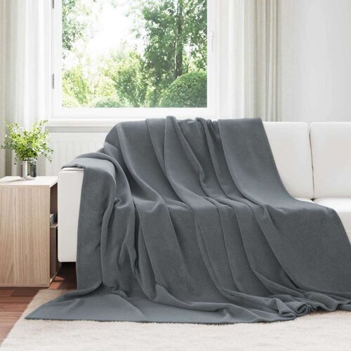  Odeja Temno siva 240 x 270 cm Flis, (5000288345) Cene