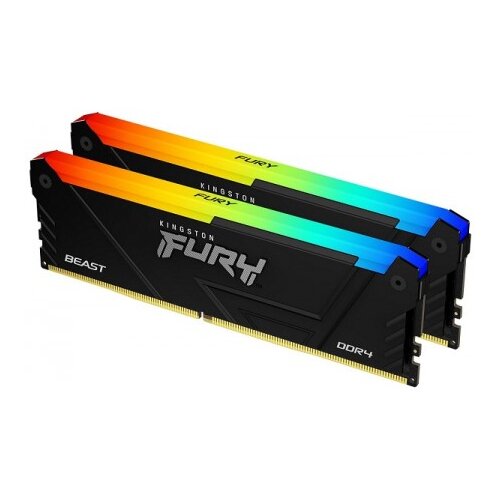 Kingston Memorija 64GB 3200MT/s DDR4 CL16 DIMM (Kit of 2) FURY Beast RGB, KF432C16BB2AK2/64 Cijene