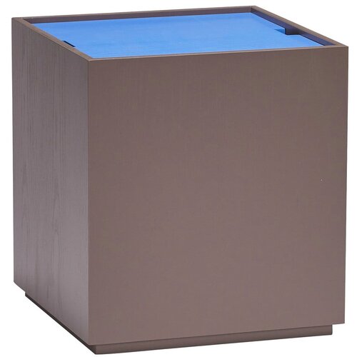 H&amp;uuml;bsch Modra/temno siva skrinja iz masivnega jesena 40x45 cm Vault &amp;ndash; Slike