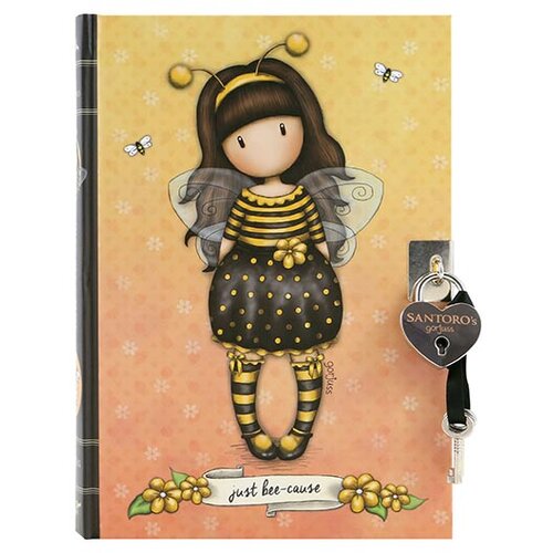 Santoro Gorjuss Dnevnik BeeLoved (Just BeeCause), Lockable