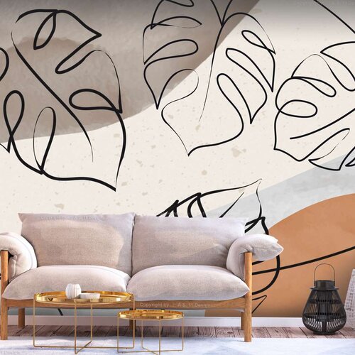  Tapeta - Minimalistic Monstera Leaves 200x140 Cijene