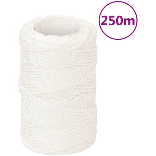 vidaXL Brodski konop svjetlobijeli 2 mm 250 m od polipropilena Cijene