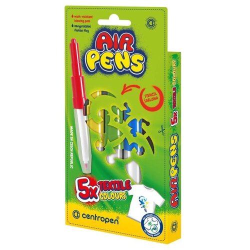 CENTROPEN Duvajući flomasteri za tekstil 5 komada1539/05 Cene