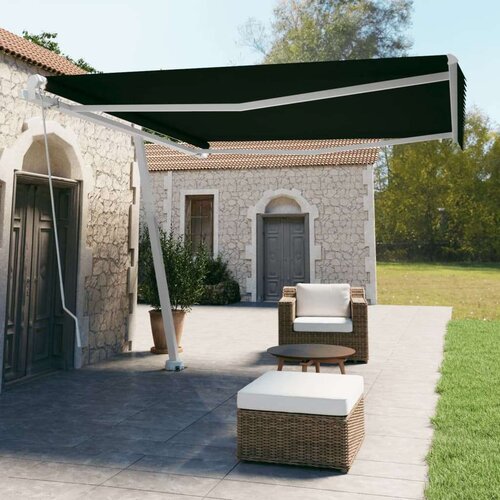  Samostojeća tenda na ručno uvlačenje 400 x 350 cm antracit Slike