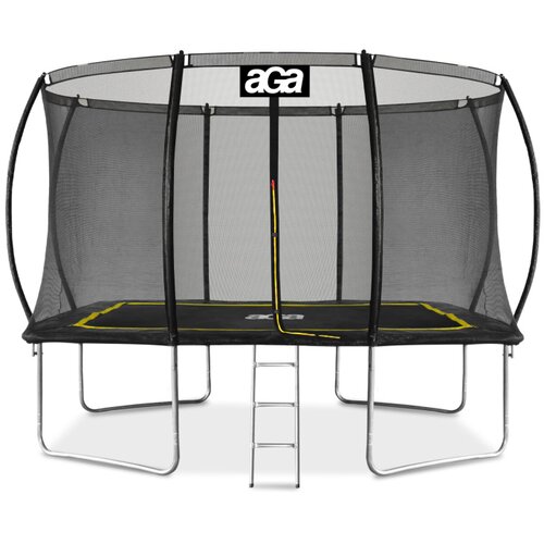 Aga Pravokotna trampolina 244x335 cm Črna/Rumena, (21550659) Cene