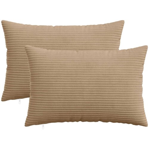  Presvlaka za jastuk 2 pcs HEERLEN Smeđa 40 x 60 cm Kord Cijene