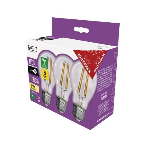  LED žarnica Filament A60 A CLASS/ E27 / 5 W (75 W) / 1 060 lm / toplo bela 3/1 Cene