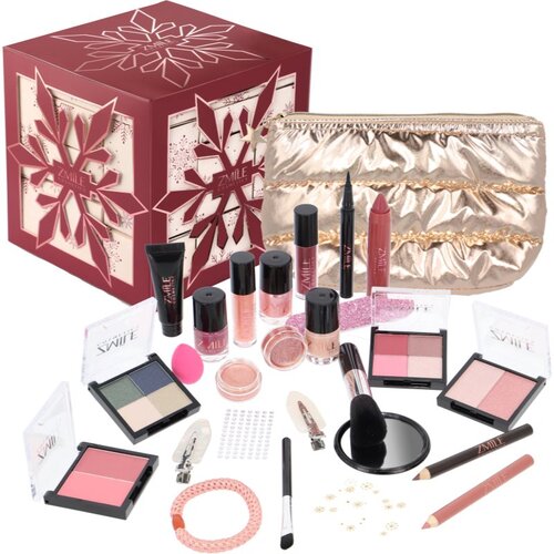ZMILE COSMETICS Snowflake Puzzle adventni koledar Cherry Red Slike