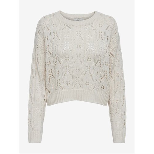JDY Cream Women&amp;#039;s Patterned Sweater Judith - Women Slike