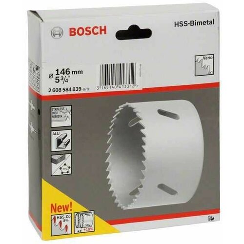 Bosch testera za otvore hss-bimetal za standardne adaptere 2608584839/ 146 mm/ 5 3/4" Slike