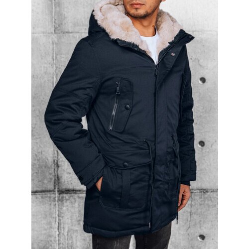 DStreet Men's winter parka jacket, navy blue, Cijene