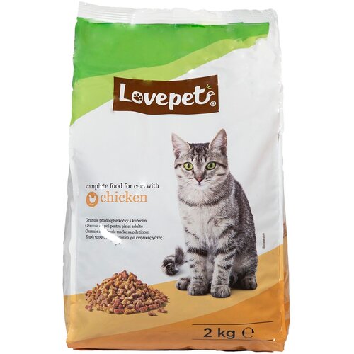 Lovepet Granule za macke zivina LP 2kg Slike