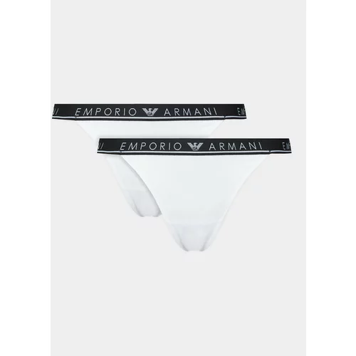Emporio Armani Underwear Set 2 parov tangic 164522 3F227 00010 Bela