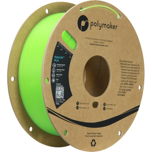 Polymaker PolyLite Luminous PLA Green Cene