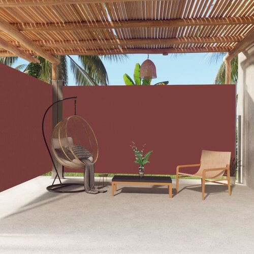 vidaXL Uvlačiva bočna tenda smeđa 200 x 600 cm Cijene