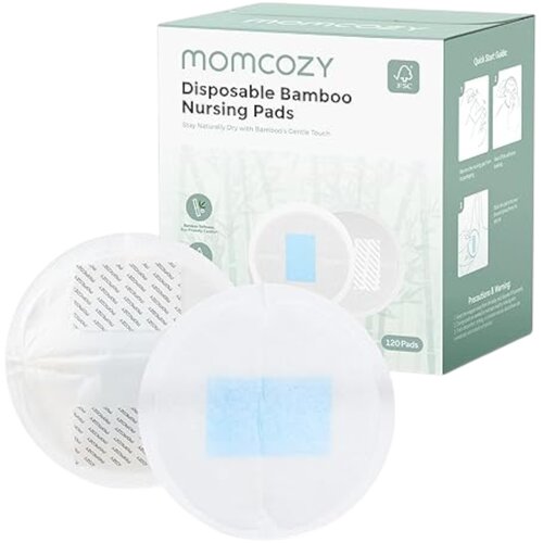 Momcozy&amp;reg; jastučići za dojke od bambusovih vlakana (120 komada) Slike