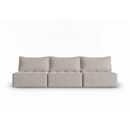 Micadoni Home Svijetlo siva sofa 240 cm Mike –