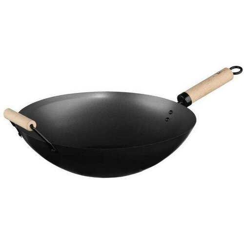  Tava za Wok Secret de Gourmet Crna Nehrđajući Čelik Ø 35 cm Cijene
