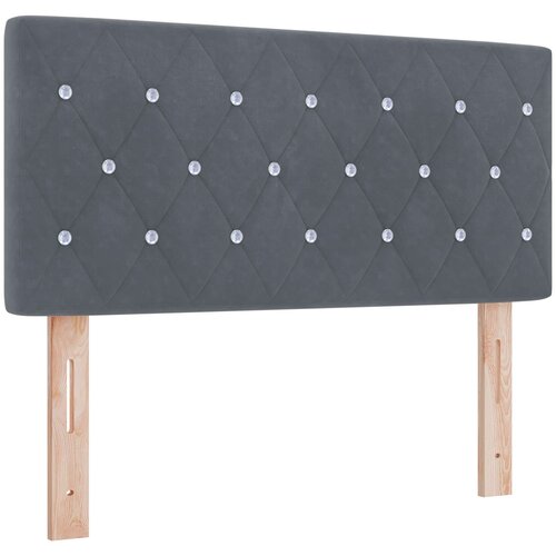  Boxspring krevet s madracem Tamnosiva 90 x 190 cm Bar&amp;scaron;un Slike