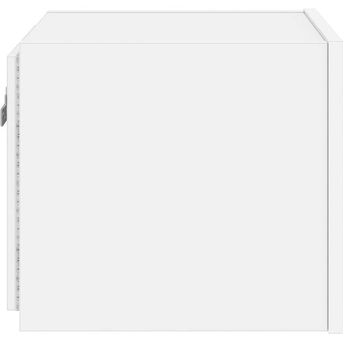  Zidni TV ormarići s LED svjetlima 2 kom bijeli 30,5x35x30 cm Slike