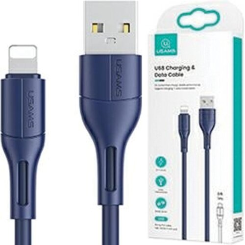 Usams LIGHTNING CABLE 2A FAST CHARGE 1M BLUE ZA IPHONE 13 14 12, (21980366) Cene