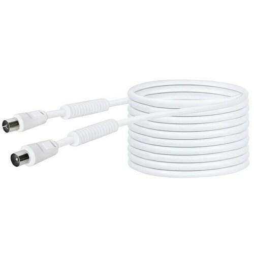 SCHWAIGER Priključni kabel za antenu (10 m, Bijele boje, 90 dB) Cijene