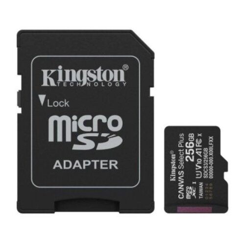 Kingston Micro SD U1 V10 SDXC 256GB Canvas Cene