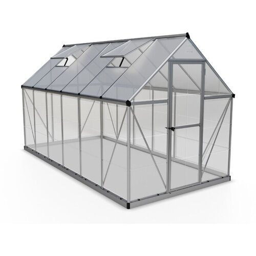 PALRAM staklenik hybrid (370 x 185 x 208 cm, srebrne boje) Cijene
