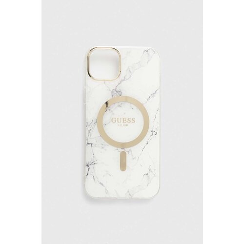 Guess Etui za telefon iPhone 14 Plus 6.7&amp;quot; bela barva Slike