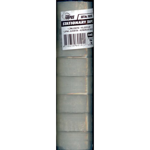  Ljepiva traka 19 mm x 10 m, prozirna, 8/1 Slike