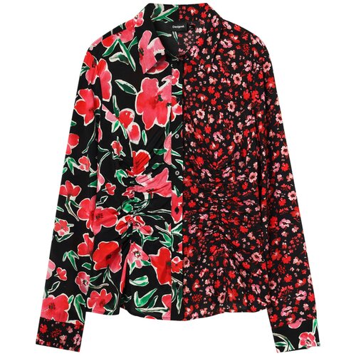 Desigual Bluza zelena / rdeča / črna Cene