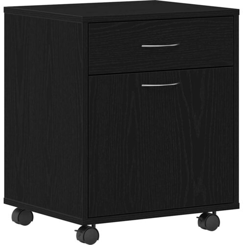  Mobilni ormar Crni hrast 45 x 38 x 54 cm Konstruirano drvo Slike