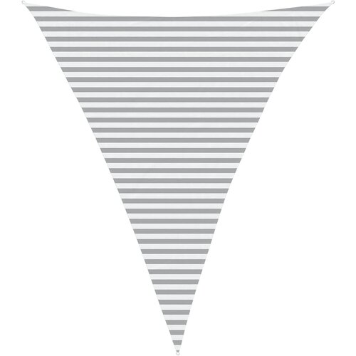 vidaXL Sončno platno Svetlo siva in bela. 4 x 5 x 5 m, (5000241248) Cene