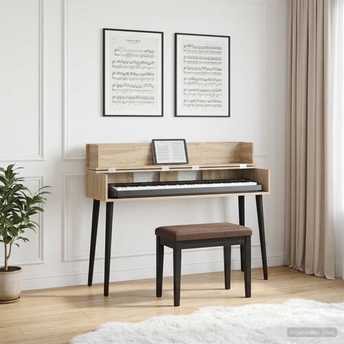 Studio radni stol Hrast sonoma 110 x 40 x 19,5 cm Cijene