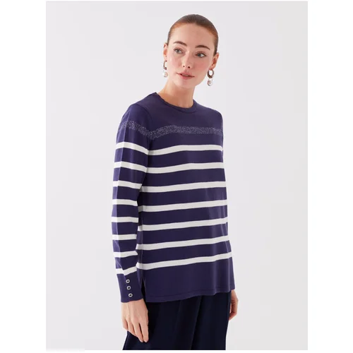 LC Waikiki Crew Neck Striped Long Sleeve Women's Knitwear Sweater