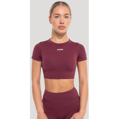 GymBeam Ženska majica Crop Flow Wine XS Cijene