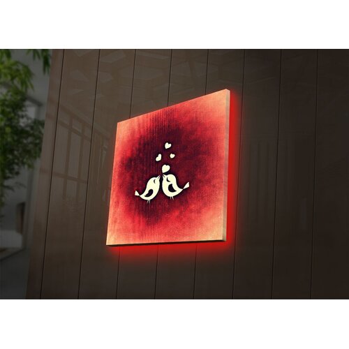 Wallity Zidna slika sa LED osvetljenjem 2828DACT-27, 28x28 cm Cene