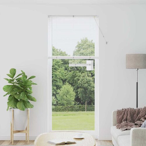 vidaXL Zavjesa za prozor sa zavjesama Ostalo Bijela 80 x 130 cm Aluminij Cijene