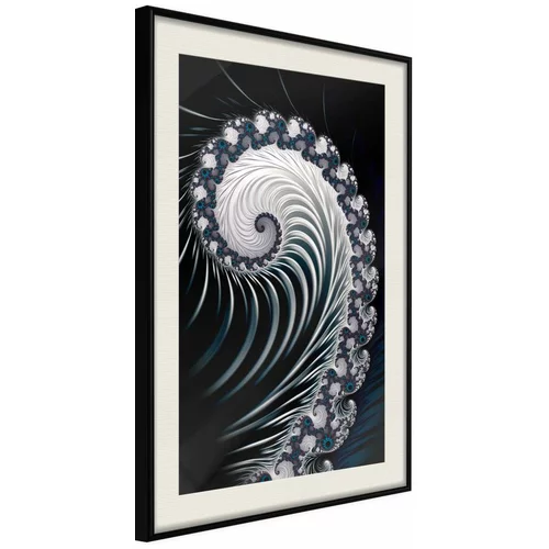  Poster - Fractal Spiral (Negative) 20x30