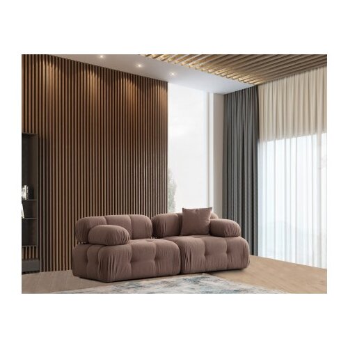 Atelier Del Sofa Doblo 2 Seater ( L1-1R) - Cappuccino dvosed, (20802799) Slike