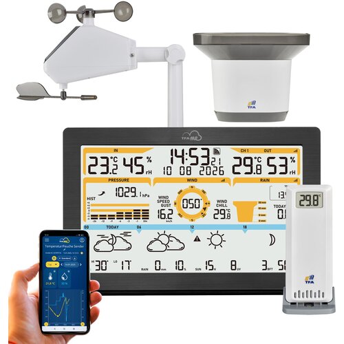 TFA me 35.8106.01 ID-05 WLAN Funk-Wetterstation Slike