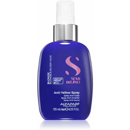Alfaparf semi Di Lino Anti-Yellow Spray neutralizirajući sprej za plavu kosu 125 ml za žene