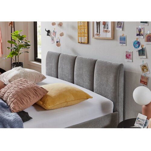 Meise M&amp;ouml;bel Sivi tapecirani krevet bez podnice 120x200 cm Joker &amp;ndash; Slike