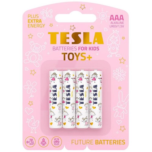 Tesla Batteries - 4 kom alkalne AAA baterije TOYS+ 1,5V 1300 mAh Cene