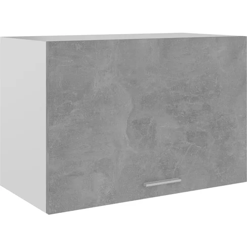 vidaXL Viseča omarica betonsko siva 60x31x40 cm iverna plošča