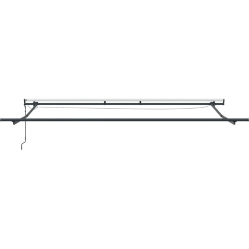 vidaXL Automatska uvlačiva tenda s LED svjetlima svjetlosiva 500x300 cm, Tenda za zamjenu tkanine za okvir 5x3 m svjetlosiva Cijene